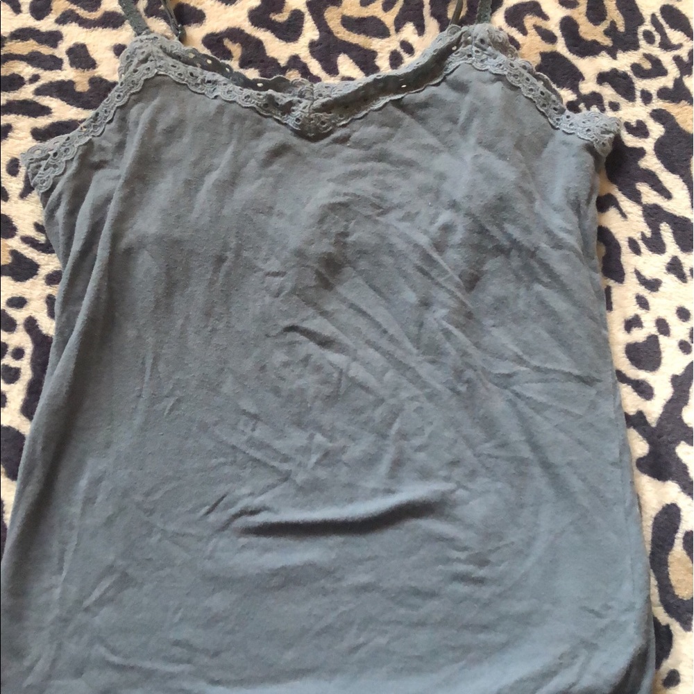 Grey/blue tank top
